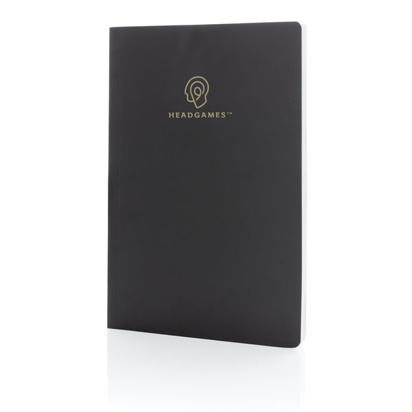 Carica l&#39;immagine nel visualizzatore di Gallery, taccuini e block notes personalizzati in carta di pietra colore nero_nero 121749138 DET09

