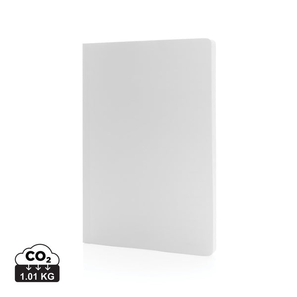 Carica l&#39;immagine nel visualizzatore di Gallery, taccuini e block notes da personalizzare in carta di pietra colore bianco_bianco 121749138 DET09

