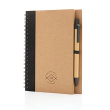 Carica l&#39;immagine nel visualizzatore di Gallery, taccuini e block notes personalizzati in carta, carta colore nero_nero 121749143 DET07
