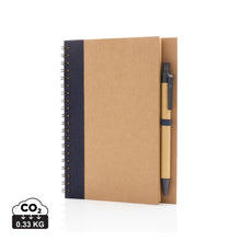 Carica l&#39;immagine nel visualizzatore di Gallery, block notes e taccuini personalizzati in carta, carta colore blu_blu 121749143 DET01
