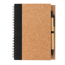 Carica l&#39;immagine nel visualizzatore di Gallery, taccuini e block notes personalizzati in sughero, carta colore nero_nero 121749144 DET04
