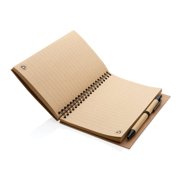Carica l&#39;immagine nel visualizzatore di Gallery, taccuini e block notes personalizzati in sughero, carta colore nero_nero 121749144 DET09
