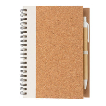 Carica l&#39;immagine nel visualizzatore di Gallery, taccuini e block notes da personalizzare in sughero, carta colore bianco_bianco 121749144 DET04
