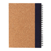 Carica l'immagine nel visualizzatore di Gallery, block notes e taccuini personalizzati in sughero, carta colore blu_blu 121749144 DET05
