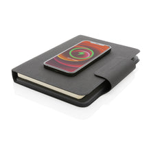 Carica l&#39;immagine nel visualizzatore di Gallery, portablocchi e cartelline personalizzati in pu colore nero_nero 121749148 DET03
