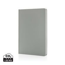 Carica l&#39;immagine nel visualizzatore di Gallery, taccuini e block notes da personalizzare in carta di pietra, carta colore grigio_grigio 121749152 DET01
