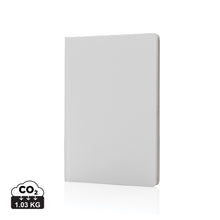 Carica l&#39;immagine nel visualizzatore di Gallery, taccuini e block notes da personalizzare in carta di pietra, carta colore bianco_bianco 121749152 DET01
