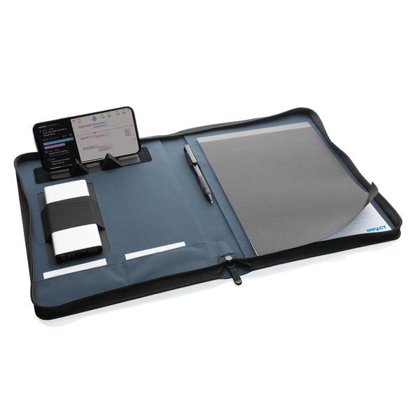 Carica l&#39;immagine nel visualizzatore di Gallery, portablocchi e cartelline personalizzati in rpet, carta colore blu-navy_blu 121749156 DET09
