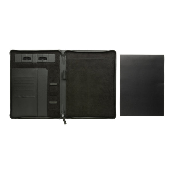 Carica l&#39;immagine nel visualizzatore di Gallery, portablocchi e cartelline personalizzati in pu, carta di pietra colore nero_nero 121749158 DET09
