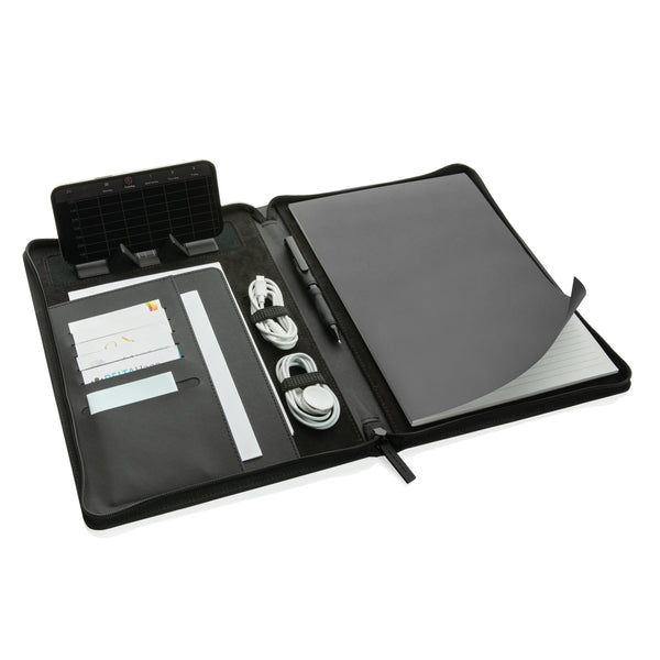 Carica l&#39;immagine nel visualizzatore di Gallery, portablocchi e cartelline personalizzati in pu, carta di pietra colore nero_nero 121749158 DET09
