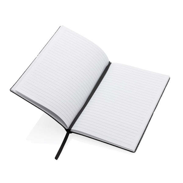 Carica l&#39;immagine nel visualizzatore di Gallery, block notes e taccuini personalizzati in feltro riciclato, carta colore nero_nero 121749164 DET09
