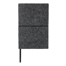 Carica l&#39;immagine nel visualizzatore di Gallery, block notes e taccuini personalizzati in feltro riciclato, carta colore nero_nero 121749164 DET05
