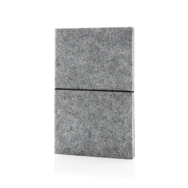 quaderni e block notes da personalizzare in feltro riciclato, carta colore grigio_grigio 121749164 VAR02