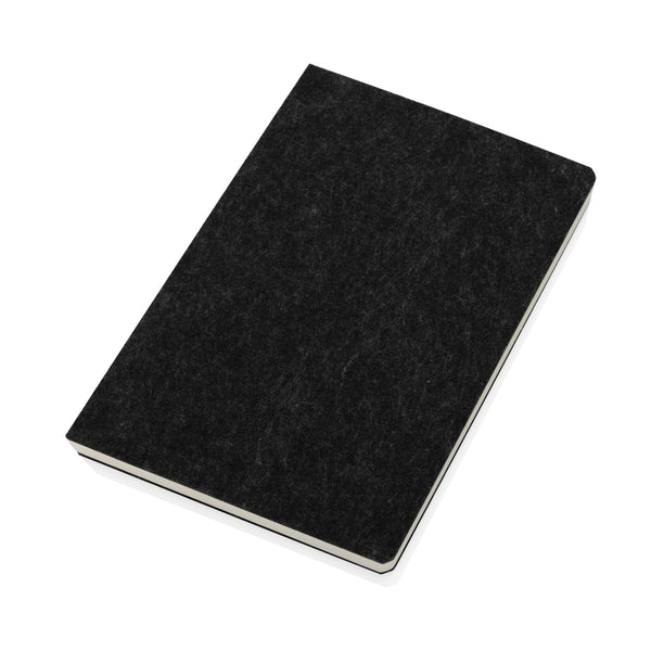 Carica l&#39;immagine nel visualizzatore di Gallery, quaderni e block notes personalizzati in feltro riciclato, carta colore nero_nero 121749169 DET09
