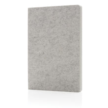 Carica l&#39;immagine nel visualizzatore di Gallery, taccuini e block notes da personalizzare in feltro riciclato, carta colore grigio_grigio 121749169 DET02
