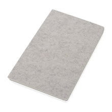 Carica l&#39;immagine nel visualizzatore di Gallery, taccuini e block notes da personalizzare in feltro riciclato, carta colore grigio_grigio 121749169 DET03
