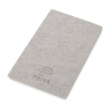 Carica l&#39;immagine nel visualizzatore di Gallery, taccuini e block notes da personalizzare in feltro riciclato, carta colore grigio_grigio 121749169 DET06
