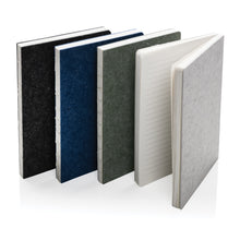 Carica l&#39;immagine nel visualizzatore di Gallery, taccuini e block notes da personalizzare in feltro riciclato, carta colore grigio_grigio 121749169 DET07
