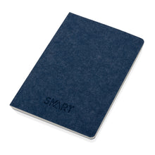 Carica l&#39;immagine nel visualizzatore di Gallery, taccuini e block notes personalizzati in feltro riciclato, carta colore blu_blu 121749169 DET06
