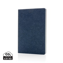 Carica l&#39;immagine nel visualizzatore di Gallery, taccuini e block notes personalizzati in feltro riciclato, carta colore blu_blu 121749169 DET01
