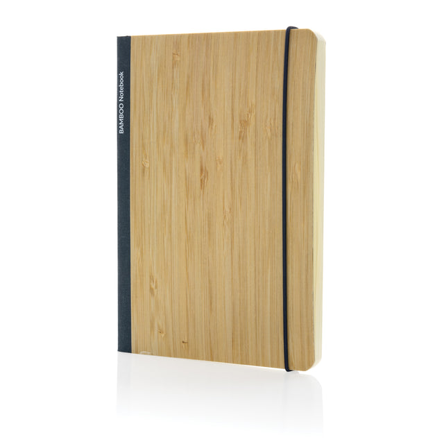 quaderni e block notes personalizzati in fsc® bambù, carta colore blu_blu 121749170 VAR02