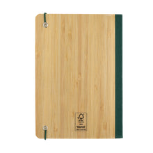 Carica l&#39;immagine nel visualizzatore di Gallery, taccuini e block notes promozionali in fsc® bambù, carta colore verde_verde 121749170 DET06

