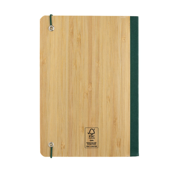 Carica l&#39;immagine nel visualizzatore di Gallery, taccuini e block notes promozionali in fsc® bambù, carta colore verde_verde 121749170 DET09
