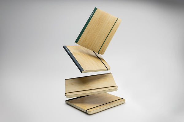 Carica l&#39;immagine nel visualizzatore di Gallery, taccuini e block notes promozionali in fsc® bambù, carta colore verde_verde 121749170 DET09
