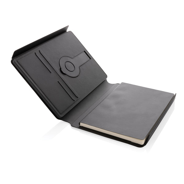 Carica l&#39;immagine nel visualizzatore di Gallery, portablocchi e cartelline personalizzati in pu riciclato colore nero_nero 121749173 DET09
