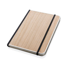 Carica l&#39;immagine nel visualizzatore di Gallery, quaderni e block notes pubblicitari in fsc® legno, carta colore marrone_marrone 121749174 DET03

