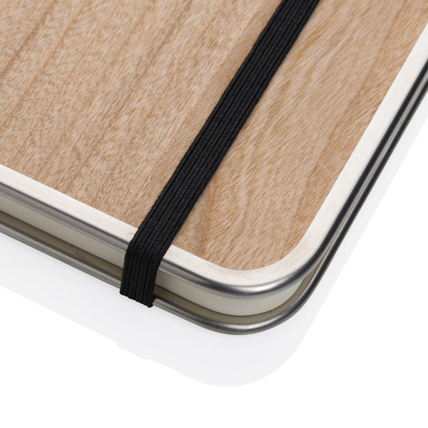 Carica l&#39;immagine nel visualizzatore di Gallery, quaderni e block notes pubblicitari in fsc® legno, carta colore marrone_marrone 121749174 DET09
