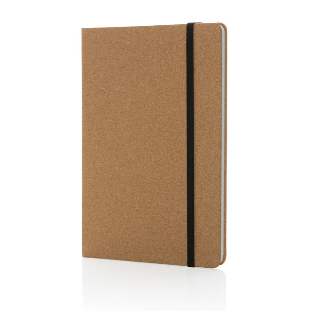 block notes e taccuini pubblicitari in fsc® sughero, carta di pietra colore marrone_marrone 121749175 VAR01