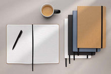 Carica l&#39;immagine nel visualizzatore di Gallery, block notes e taccuini personalizzati in carta di pietra, carta colore nero_nero 121749176 DET08

