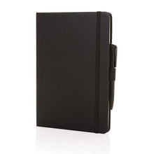 Carica l&#39;immagine nel visualizzatore di Gallery, quaderni e block notes personalizzati in cuoio rigenerato, carta colore nero_nero 121749177 DET03
