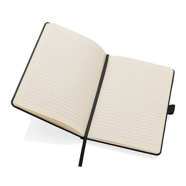 Carica l&#39;immagine nel visualizzatore di Gallery, quaderni e block notes personalizzati in cuoio rigenerato, carta colore nero_nero 121749177 DET09

