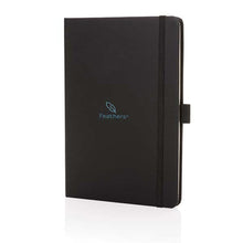 Carica l&#39;immagine nel visualizzatore di Gallery, quaderni e block notes personalizzati in cuoio rigenerato, carta colore nero_nero 121749177 DET08
