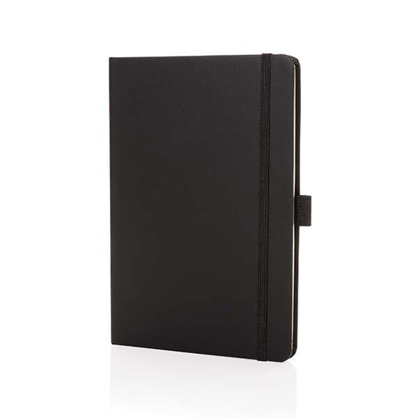 Carica l&#39;immagine nel visualizzatore di Gallery, quaderni e block notes personalizzati in cuoio rigenerato, carta colore nero_nero 121749177 DET09
