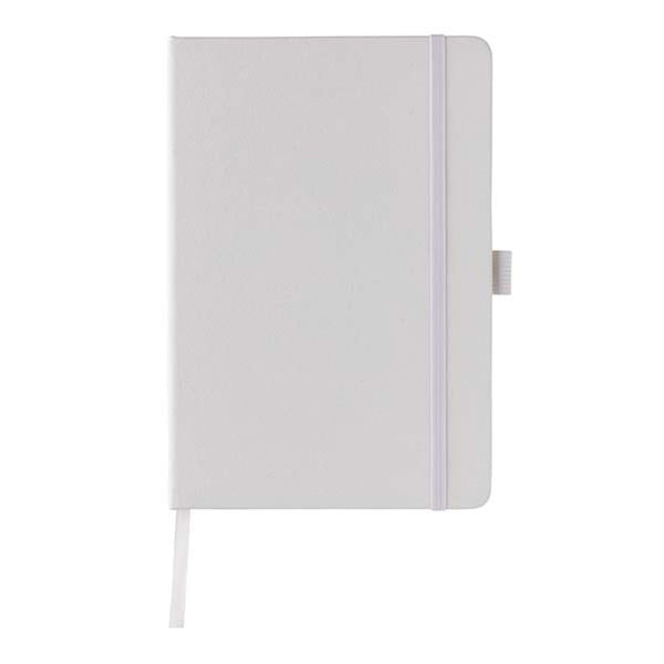 Carica l&#39;immagine nel visualizzatore di Gallery, taccuini e block notes da personalizzare in cuoio rigenerato, carta colore bianco_bianco 121749177 DET09

