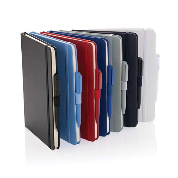 Carica l&#39;immagine nel visualizzatore di Gallery, taccuini e block notes da personalizzare in cuoio rigenerato, carta colore bianco_bianco 121749177 DET09
