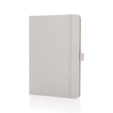 Carica l&#39;immagine nel visualizzatore di Gallery, taccuini e block notes da personalizzare in cuoio rigenerato, carta colore bianco_bianco 121749177 DET01
