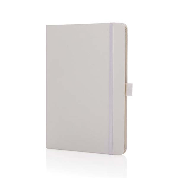 Carica l&#39;immagine nel visualizzatore di Gallery, taccuini e block notes da personalizzare in cuoio rigenerato, carta colore bianco_bianco 121749177 DET09
