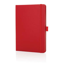 Carica l&#39;immagine nel visualizzatore di Gallery, taccuini e block notes personalizzabili in cuoio rigenerato, carta colore rosso-ciliegia_rosso 121749177 DET02
