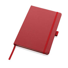 Carica l&#39;immagine nel visualizzatore di Gallery, taccuini e block notes personalizzabili in cuoio rigenerato, carta colore rosso-ciliegia_rosso 121749177 DET04
