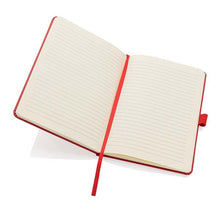 Carica l&#39;immagine nel visualizzatore di Gallery, taccuini e block notes personalizzabili in cuoio rigenerato, carta colore rosso-ciliegia_rosso 121749177 DET05
