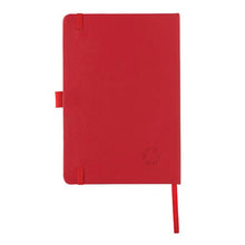 Carica l&#39;immagine nel visualizzatore di Gallery, taccuini e block notes personalizzabili in cuoio rigenerato, carta colore rosso-ciliegia_rosso 121749177 DET07
