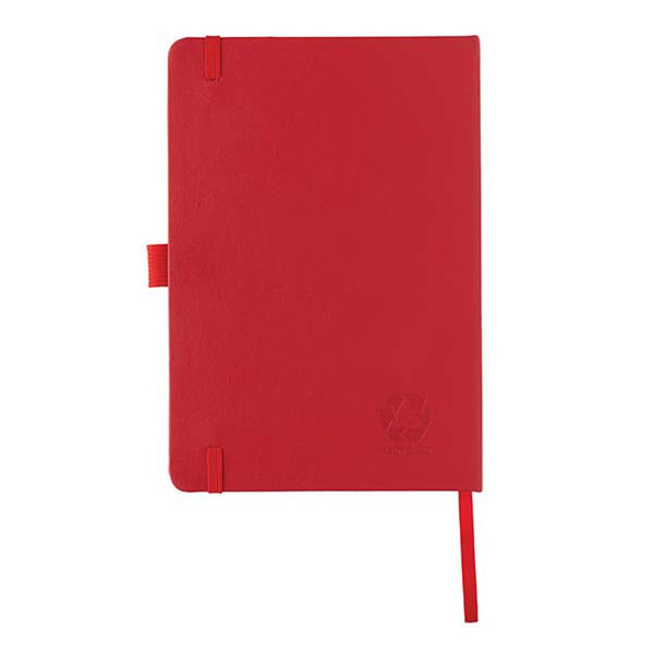 Carica l&#39;immagine nel visualizzatore di Gallery, taccuini e block notes personalizzabili in cuoio rigenerato, carta colore rosso-ciliegia_rosso 121749177 DET09

