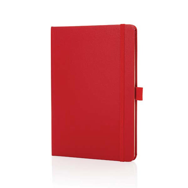 Carica l&#39;immagine nel visualizzatore di Gallery, taccuini e block notes personalizzabili in cuoio rigenerato, carta colore rosso-ciliegia_rosso 121749177 DET09
