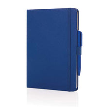 Carica l&#39;immagine nel visualizzatore di Gallery, taccuini e block notes personalizzati in cuoio rigenerato, carta colore blu-royal_royal 121749177 DET03
