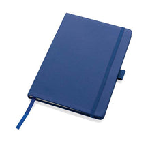 Carica l&#39;immagine nel visualizzatore di Gallery, taccuini e block notes personalizzati in cuoio rigenerato, carta colore blu-royal_royal 121749177 DET04
