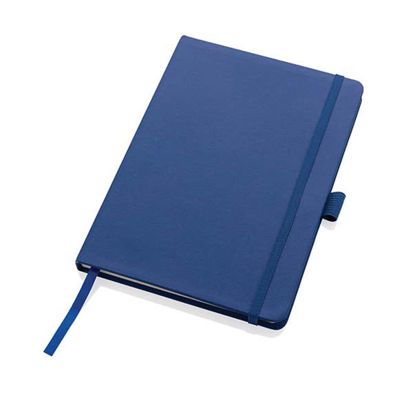 Carica l&#39;immagine nel visualizzatore di Gallery, taccuini e block notes personalizzati in cuoio rigenerato, carta colore blu-royal_royal 121749177 DET09
